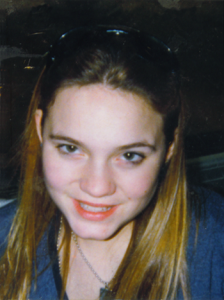 Amanda McCormack on a school trip