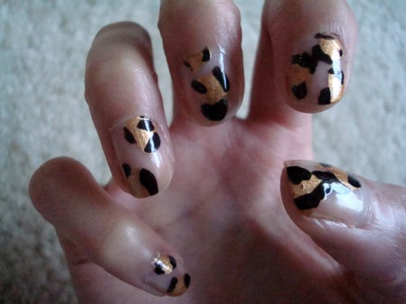 Leopard Finger Nails Alternative 2