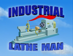 Industrial Lathe Man